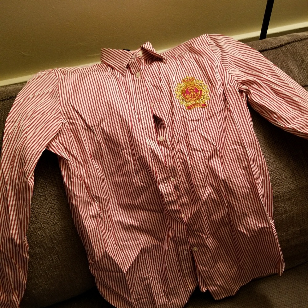 Long sleeve dress shirt by Lauren Ralph Lauren